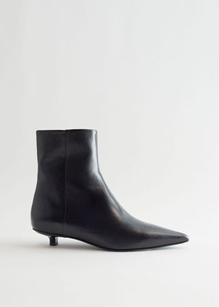 & Other Stories + Soft Flat Pointy Boots