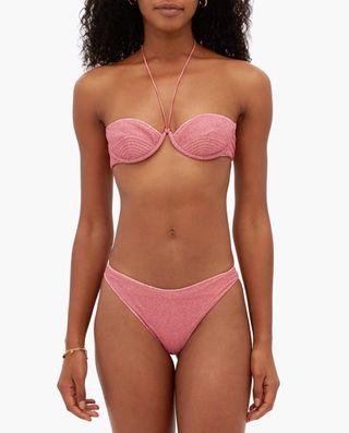 Oséree + Lumière Metallic Underwired Bikini