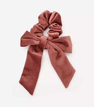 The Uniform + Velvet Bow Scrunchie