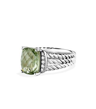 David Yurman + Wheaton Petite Ring with Semiprecious Stone & Diamonds