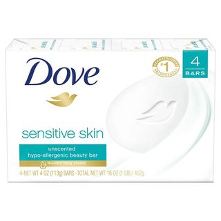 Dove + Beauty Bar for Sensitive Skin—4 Pack