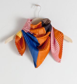 & Other Stories + Pleated Colourblock Scarf