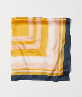 H&M + Patterned Silk Scarf