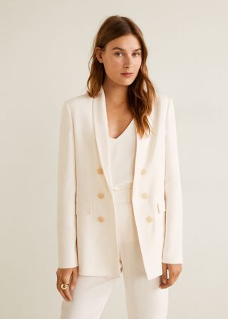 Mango + Structured Crepe Blazer