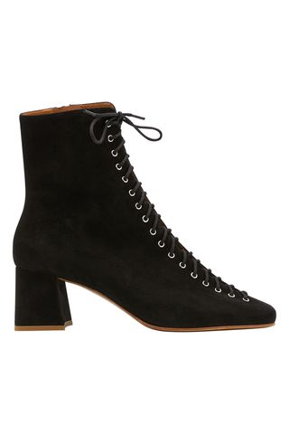 By Far + Becca Lace Up Ankle Boots