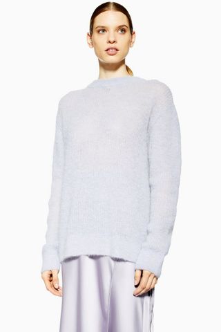 Topshop + Keyhole Knitted Jumper By Boutique
