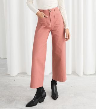 
Other Stories + High Waisted Twill Pants