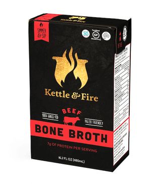 Kettle & Fire + Beef Bone Broth Soup, Pack of 4,