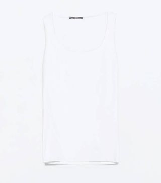 Zara + Stretch Top With Wide Straps