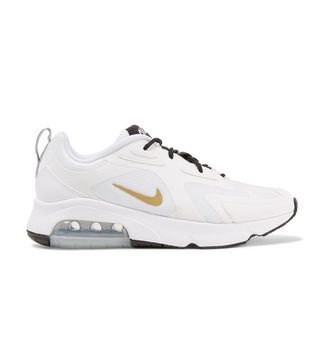 Nike + Air Max 200 Leather-Trimmed Felt and Mesh Sneakers