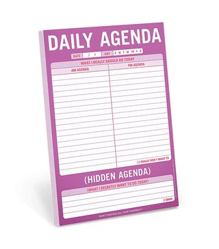 Knock Knock + Daily Agenda