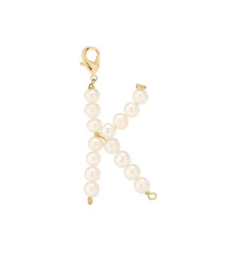 Timeless Pearly + Letter Pearl-Embellished Charm