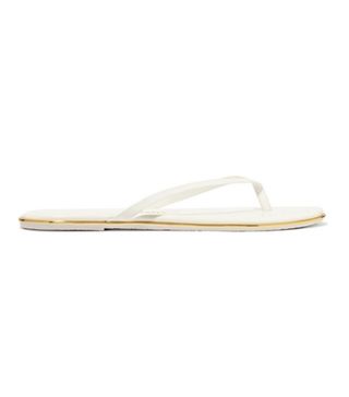 TKees + Lily Patent-Leather Flip-Flops