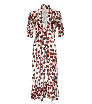 Finery London + Claredon Tie Neck Floral Dress, Multi