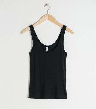& Other Stories + Ribbed Lyocell Tank Top