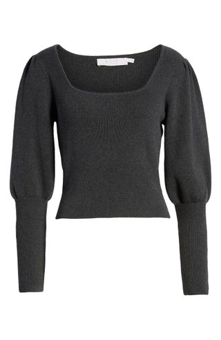 Astr the Label + Long Sleeve Square Neck Sweater