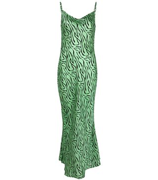 Olivia Rubin + Lia Printed Silk Dress