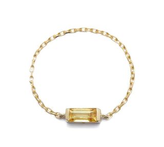 Yi Collection + Yellow Sapphire Baguette Chain Ring