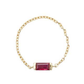 Yi Collection + Ruby Baguette Chain Ring