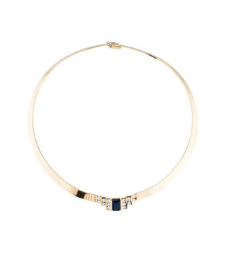 The RealReal + 14K 1.68ct Sapphire & Diamond Collar Necklace