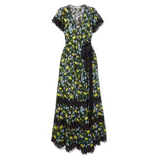 Diane von Furstenberg + Victoroius Crocheted Lace Maxi Dress