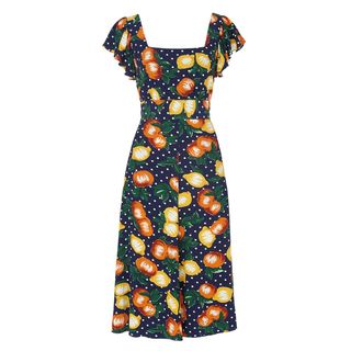 Kitri + Fruit Print Dress