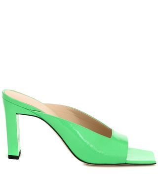 Wandler + Isa Patent Leather Sandals