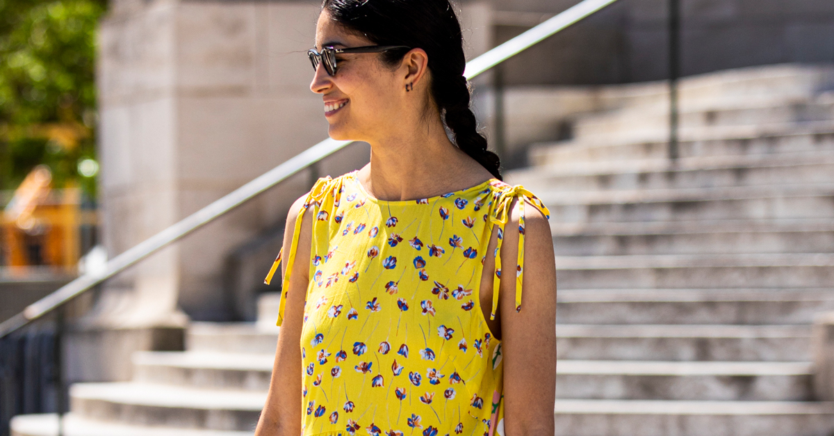 I See This Topshop Dress as Often as That Zara Spotty Midi | Who What Wear