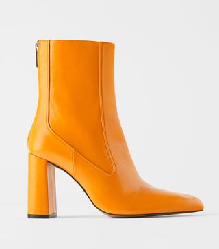 Zara + Orange Boots