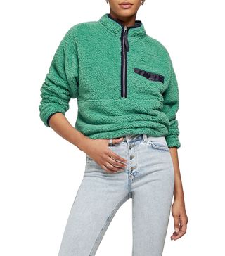 Anine Bing + Sierra Half Zip Fleece Pullover