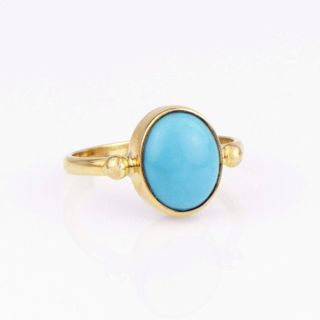 Sasa Jewelry + Sleeping Beauty Turquoise Ring