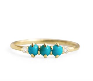 ILA + Felicia Turquoise and Diamond Ring