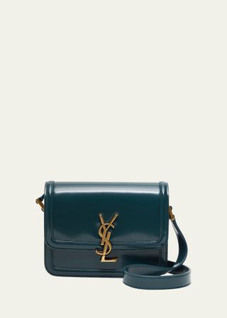 Saint Laurent + Small YSL Flap Leather Shoulder Bag