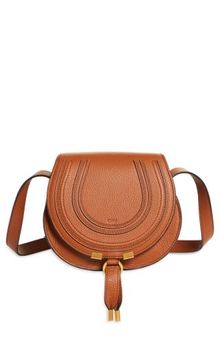 Chloé + Small Marcie Leather Crossbody Bag