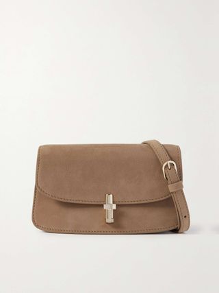 The Row + Sofia Mini Nubuck Shoulder Bag