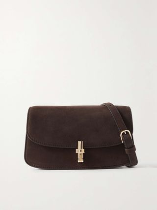 The Row + Sofia Mini Nubuck Shoulder Bag