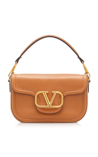 Valentino Garavani + Loco Leather Top Handle Bag
