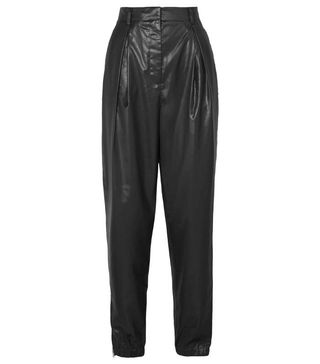 Tibi + Pleated Shell Tapered Pants