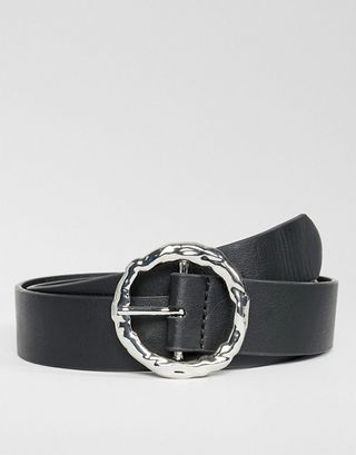 ASOS + Hammered Silver Circle Waist Belt