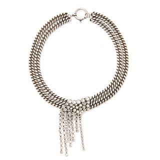 Isabel Marant + Crystal-Strand Double-Chain Necklace