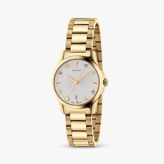 Gucci + G-Timeless Date Bracelet Strap Watch