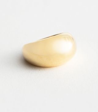 & Other Stories + Glossy Half Sphere Ring