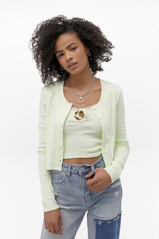 Urban Outfitters + Cami & Cardigan Sweater Set