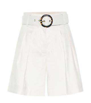 Rebecca Vallance + Taylor High-Rise Linen-Blend Shorts