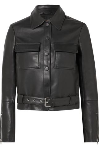 Maje + Lizalia Leather Jacket
