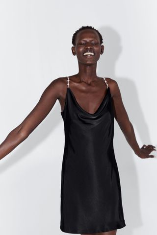 Zara + Mini Slip Dress