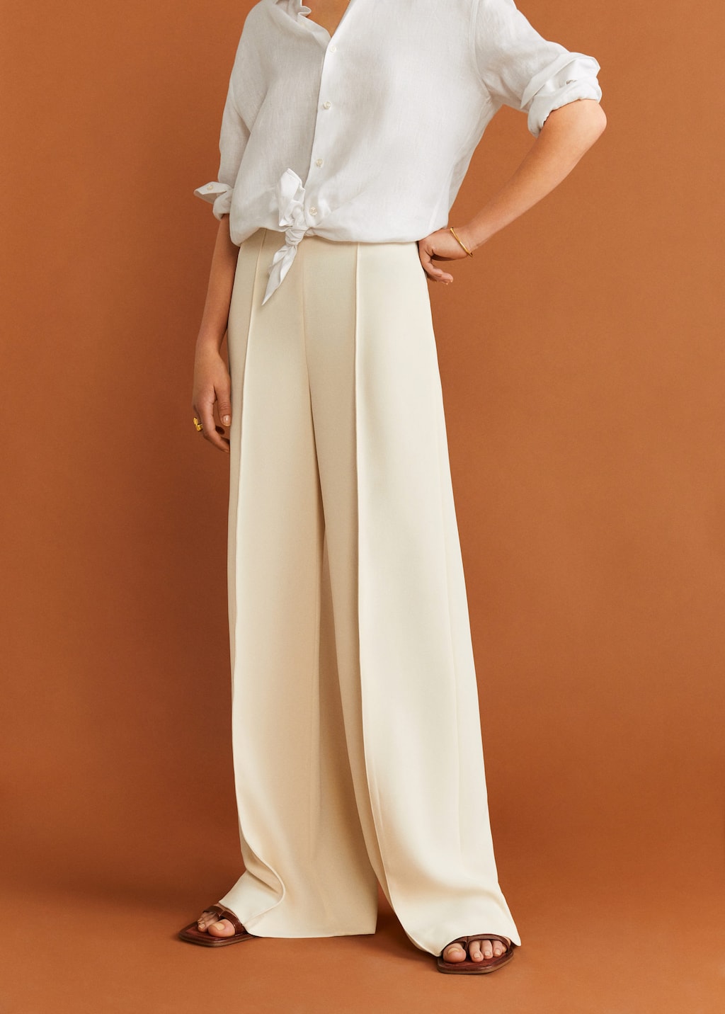 <b>Mango</b> <b>Palazzo</b> <b>Trousers</b>.