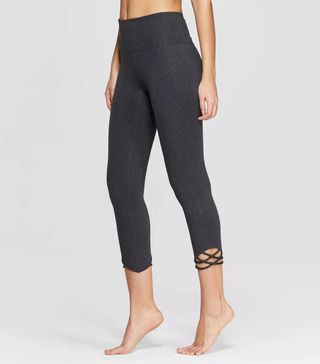 JoyLab + Comfort High-Waisted 3/4 Knotted Leggings