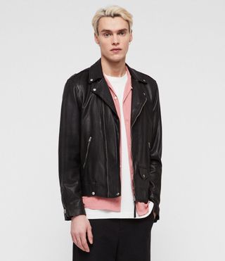 All Saints + Ace Leather Biker Jacket