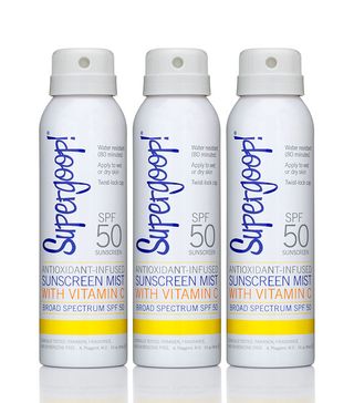 Supergoop + SPF 50 Antioxidant Infused Sunscreen Mist Trio